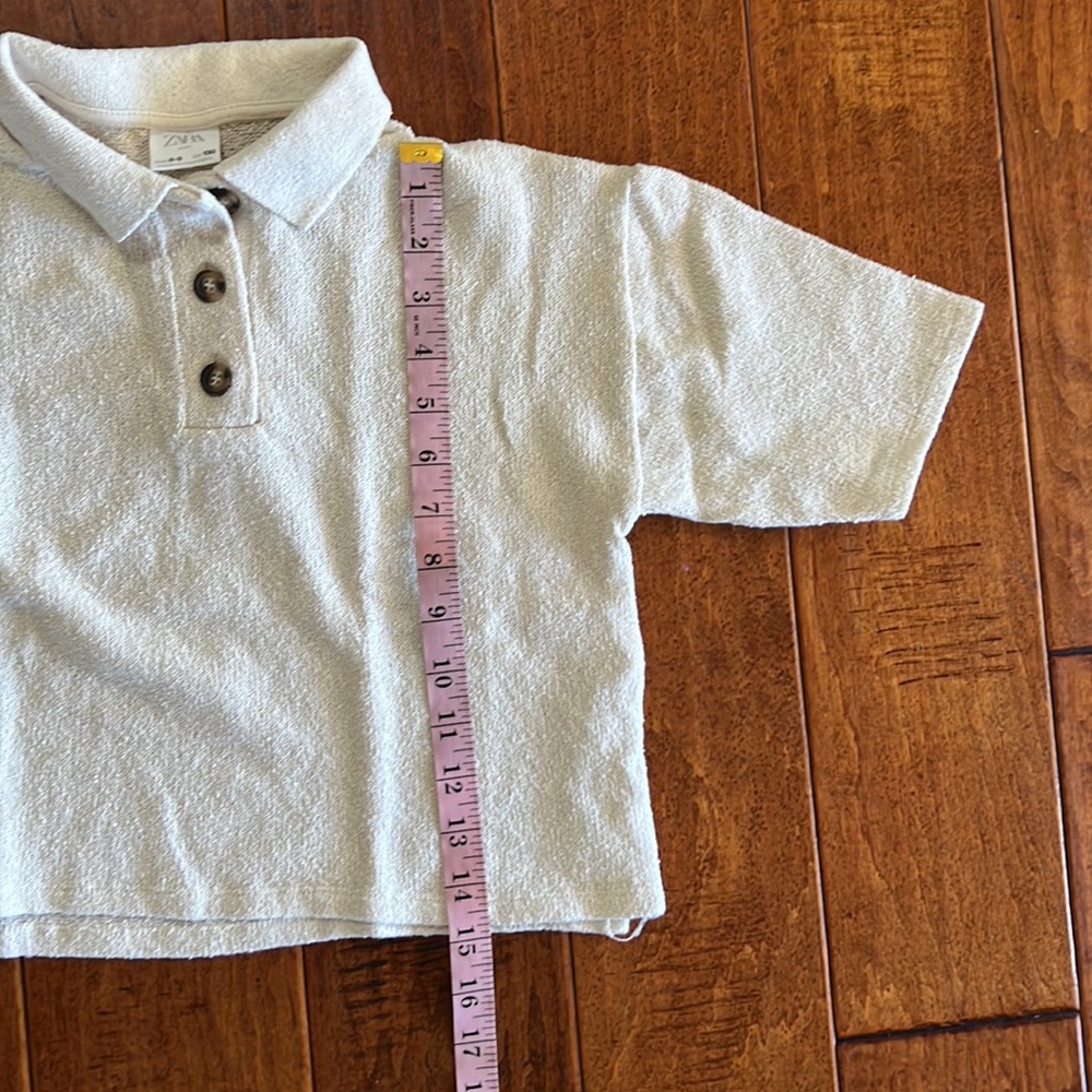 Cropped Collared Top - Picture 4 of 6